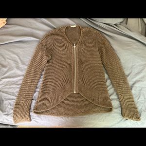HELMUT LANG KNIT ZIP CARDIGAN